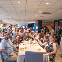 people listening to speaker